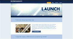 Desktop Screenshot of launch.intervarsity.org